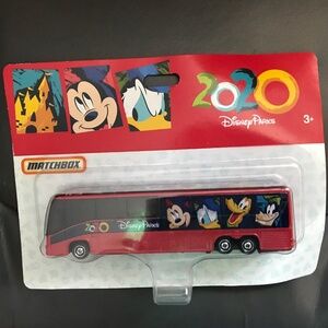 Disney Parks 2020 Mickey & Friends Toy Die Cast Bus by Matchbox NIB